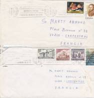 2 Lettres  Espana /1411 - Storia Postale