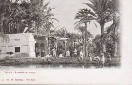 ## Egypt Egypte Suez - Fontaine De Moise - 33. Ed. M. Handras - Port-Said UPU Carte Postale (2 Scans) - Sues