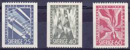 ZWEDEN - Michel - 1953 - Nr 385C/87C - MNH** - Cote 3,40€ - Unused Stamps