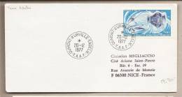 TAAF - Busta FDC Posta Aerea: Telemesure De Terre Adelie -1977 - FDC