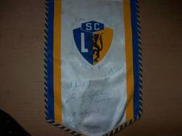 Sports Flags - Wimpel, Sportclub Leipzig, 12 Original Signatures, DDR - Autres & Non Classés