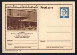WIESBADEN - RHEIN MAIN HALLE - ALLEMAGNE - RFA - BRD / 1963 ENTIER POSTAL ILLUSTRE # 21/151 (ref E88) - Postkarten - Ungebraucht