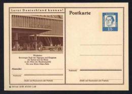 WIESBADEN - RHEIN MAIN HALLE - ALLEMAGNE - RFA - BRD / 1963 ENTIER POSTAL ILLUSTRE # 21/151 (ref E88) - Postales - Nuevos