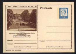 WIESBADEN - KURHAUS - ALLEMAGNE - RFA - BRD / 1963 ENTIER POSTAL ILLUSTRE # 21/157 (ref E94) - Postales - Nuevos