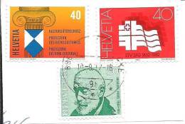 1982: 150 Jahre Eidgenössischer Turnverband - Kulturgüterschutz - Used Stamps