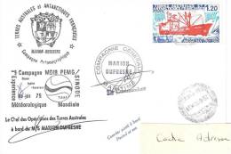 8944  MARION DUFRESNE - MD 18 - SUEZ - EGYPTE - Covers & Documents