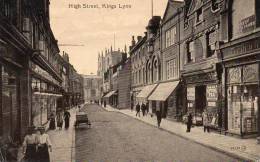 King's Lynn High Street Old Postcard - Altri & Non Classificati