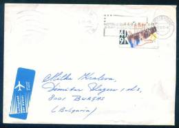 114199  Cover Lettre Brief  1991 AMSTERDAM -  FLAMME , FEBRUARY STRIKE Netherlands Nederland Pays-Bas Niederlande - Lettres & Documents