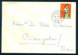 114325 Cover Lettre Brief  1963 DAVOS PLATZ - MUTTER MIT KIND  Switzerland Suisse Schweiz - Storia Postale