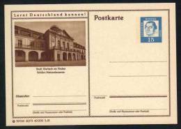 MARBACH AM NECKAR - ALLEMAGNE - RFA - BRD / 1963 ENTIER POSTAL ILLUSTRE # 23/173 (ref E110) - Postkarten - Ungebraucht