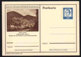 SIEBER IM HARZ - ALLEMAGNE - RFA - BRD / 1963 ENTIER POSTAL ILLUSTRE # 24/175 (ref E112) - Cartoline - Nuovi