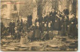 BELGIQUE BRUXELLES PENSIONNAT DE NOTRE DAME DU ROULE GROUPE DE JEUNES FILLES - Bildung, Schulen & Universitäten