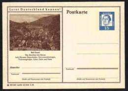 BAD GRUND - HARZ -  ALLEMAGNE - RFA - BRD / 1963 ENTIER POSTAL ILLUSTRE # 24/181 (ref E118) - Postkaarten - Ongebruikt