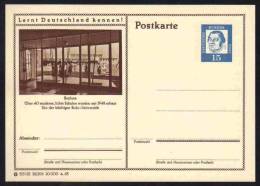 BOCHUM - UNIVERSITÄT -  ALLEMAGNE - RFA - BRD / 1963 ENTIER POSTAL ILLUSTRE # 28/206 (ref E119) - Cartes Postales - Neuves