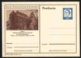 BOCHUM - WASSERBURG  -  ALLEMAGNE - RFA - BRD / 1963 ENTIER POSTAL ILLUSTRE # 28/211 (ref E124) - Postkarten - Ungebraucht