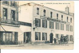 LANGON HOTEL DU LION D OR - Langon