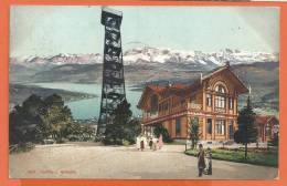 Q0796 Chalet Im Uetliberg Ütliberg,Turm.BELEBT. Gelaufen In 1907 Wehrli 2507 - Laufen-Uhwiesen 