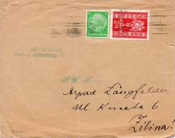 Austria, Third Reich, Mixed Franking German And Austrian Stamps To Zilina, Slovakia - Briefe U. Dokumente