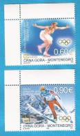 2006X   112-13  MONTENEGRO  CRNA GORA OLYMPICS 2006  TORINO  MNH - Winter 2006: Turin