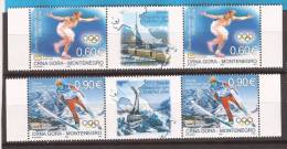 2006X   112-13  MONTENEGRO  CRNA GORA OLYMPICS 2006  TORINO  2 SETS PLUS VG  MNH - Winter 2006: Torino