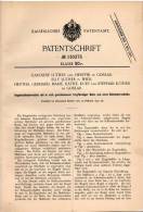 Original Patentschrift - C. Luther In Goslar Und Wien , 1901 , Kugelschleudermühle !!! - Machines