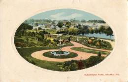 Alexandra Park, Ararat, Victoria, Cannon & Co. Posted 1912 - See 2nd Scan - Altri & Non Classificati