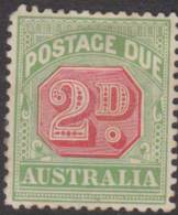 AUSTRALIA 1909 2d Postage Due SG D65a MNG XM1413 - Postage Due