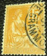 France 1900 Mouchon 15c - Used - 1900-02 Mouchon