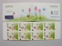 Alderney 75 MH 0-1 Booklet 0-1, Blume Und Schmetterling - Alderney