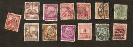 OS.13-8. Germany, LOT Set Of 13 - Deutsches Deutches Reich 1875 - 1919 - 1920 - 1923 - Third Reich 1933 - 1945 - Breslau - Collections