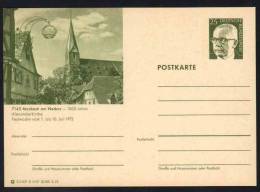 MARBACH AM NECKAR -  ALLEMAGNE - RFA - BRD / 1972 ENTIER POSTAL ILLUSTRE # D5/37 (ref E147) - Postkarten - Ungebraucht