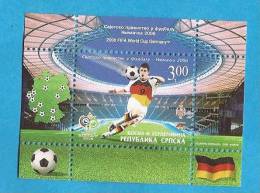 2006X   371 BLOK 15   BOSNIA ERZEGOVINA REPUBLIKA SRPSKA SPORT  FOOTBALL  FIFA  GERMANIA 2006  MNH - 2006 – Allemagne