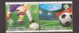 2006X   369-70  BOSNIA ERZEGOVINA REPUBLIKA SRPSKA SPORT  FOOTBALL  FIFA  GERMANIA 2006  MNH - 2006 – Deutschland