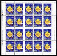 Canada MNH Scott #1562 Sheet Of 20 43c Manitoba - 125th Anniversary Of Entry Into Canada's Confederation - Full Sheets & Multiples
