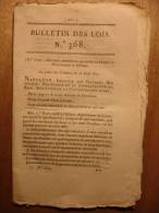 BULLETIN DES LOIS De 1811 - CONSEIL PRUD'HOMMES ORLEANS - BOURSIERS BOURSES LYCEES - DROME - Décrets & Lois