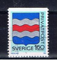 S+ Schweden 1983 Mi 1234 Wappen - Usados