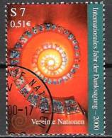 UNO Wien 2000 MiNr.302 Gest. Intern. Jahr Der Danksagung ( 1550 )NP - Used Stamps