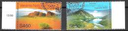 UNO Wien 1999 MiNr.279-280 Gest. Kultur Und Naturerbe Der Menschheit Australien ( 1555 )NP - Used Stamps