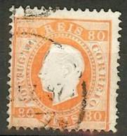 Portugal 80c Fita Direita  (SN 875) - Used Stamps