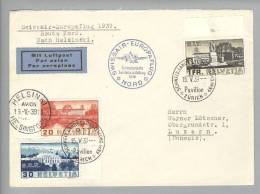 Schweiz Flugpost 1939-05-15 Europaflug Nord Nach Helsinki Mit Zu#212-4 - Premiers Vols