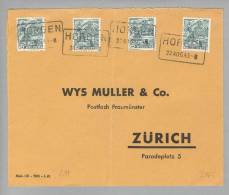 Heimat ZH Horgen 1945-08-20 Bahnstationsstempel - Lettres & Documents