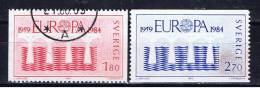 S Schweden 1984 Mi 1270-71 EUROPA - Usados