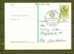 DEUTSCHE BUNDESPOST, 21/05/1981 100 Weine  - KALLSTADT  (GA3238) - Vinos Y Alcoholes