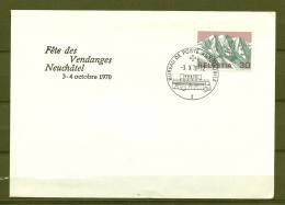 HELVETIA, 03/10/1970 Bureau De Poste Automobile - NEUCHATEL  (GA3401) - Vinos Y Alcoholes