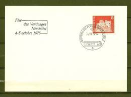 HELVETIA, 04/10/1975 Bureau De Poste Automobile - NEUCHATEL (GA3447) - Wines & Alcohols