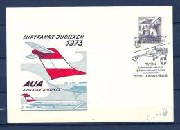 REPUBLIK ÖSTERREICH, 17/08/1974 Luftfahrt Jubilaen  -  LANGENLOIS  (GA3458) - Wines & Alcohols