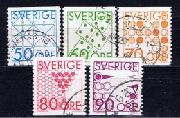 S Schweden 1985 Mi 1354-58 - Used Stamps