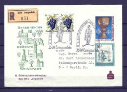 REPUBLIK ÖSTERREICH, 20/05/1977 Briefmarkenschau  -  LANGENLOIS (GA3463) - Wines & Alcohols