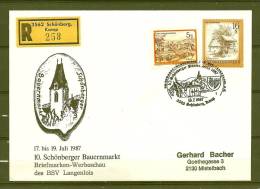 REPUBLIK ÖSTERREICH, 18/07/1987 Bauermarkt  -  SCHÖNBERGER  (GA3470) - Vinos Y Alcoholes