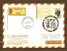 REPUBLIK ÖSTERREICH, 05/05/1984 LANS  - TIROL (GA3488) - Vinos Y Alcoholes